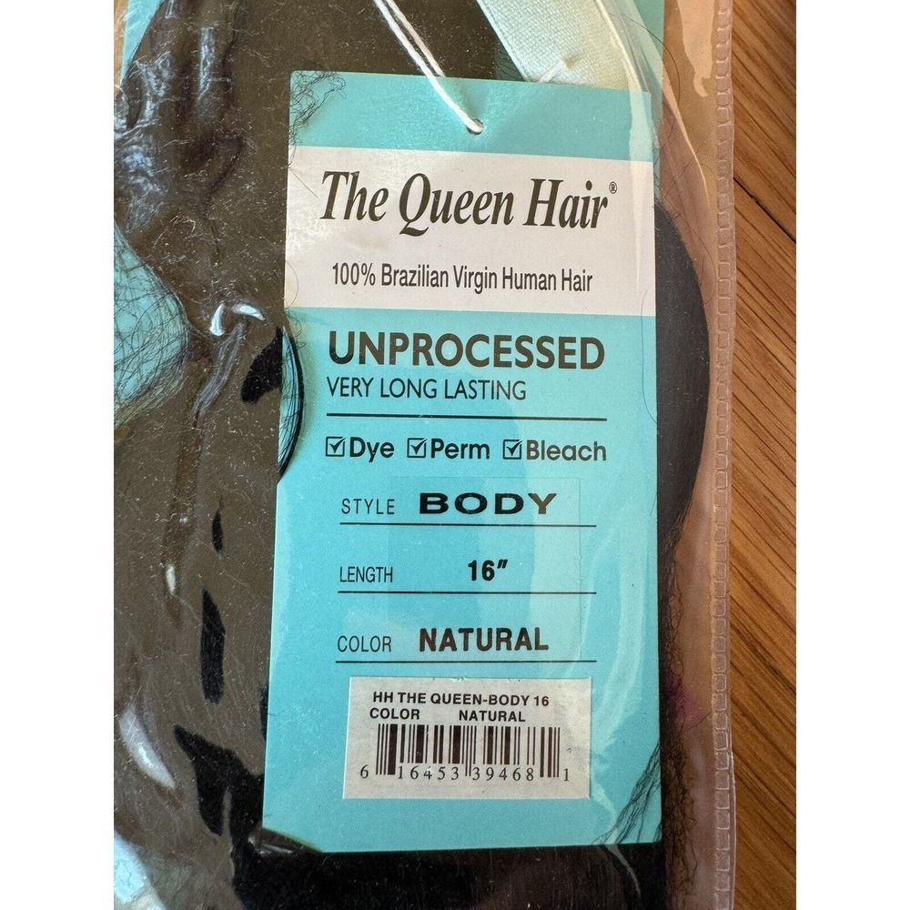 100% Human Hair Extensions Clip In Virgin Brazilian 16” 20A Grade Natural Black‍ - Picture 3 of 6